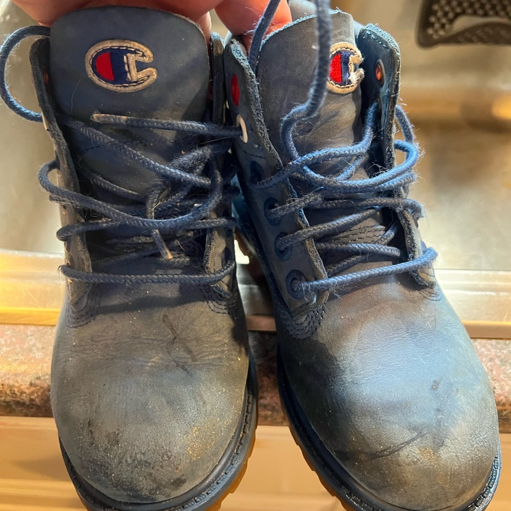 Boys Blue Champion Boots